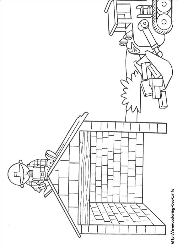 Bob the Builder coloring picture